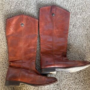 Frye Women's Melissa Lug Boot - Chestnut Brown
